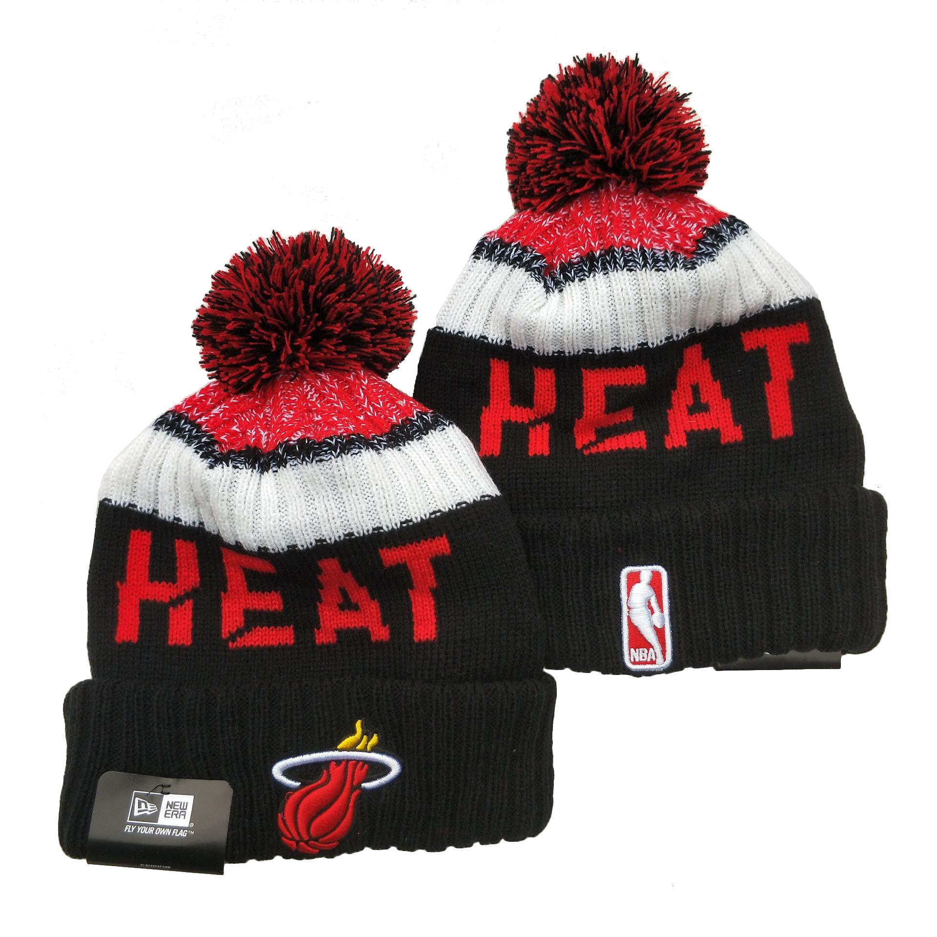 Miami Heat Knit Hats 003